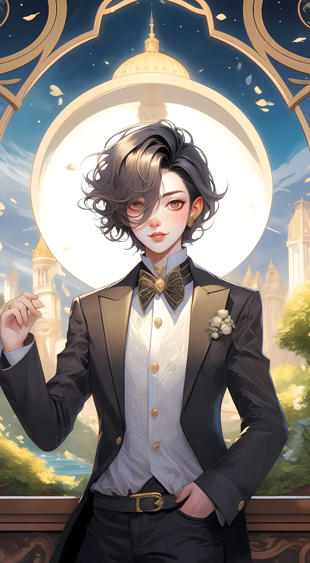 ai character: King  background