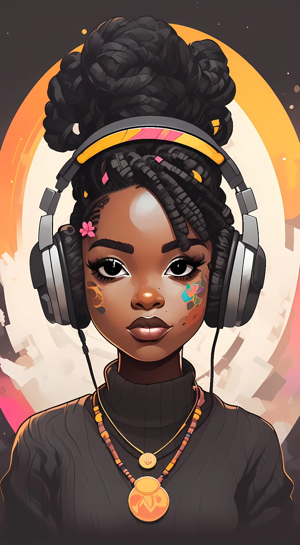 ai character: forever Neena background