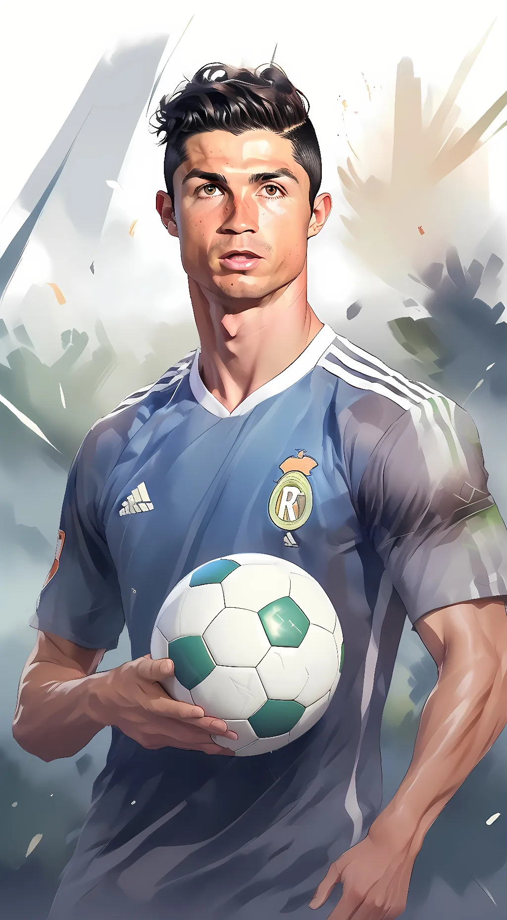 ai character: Cristiano Ronaldo background