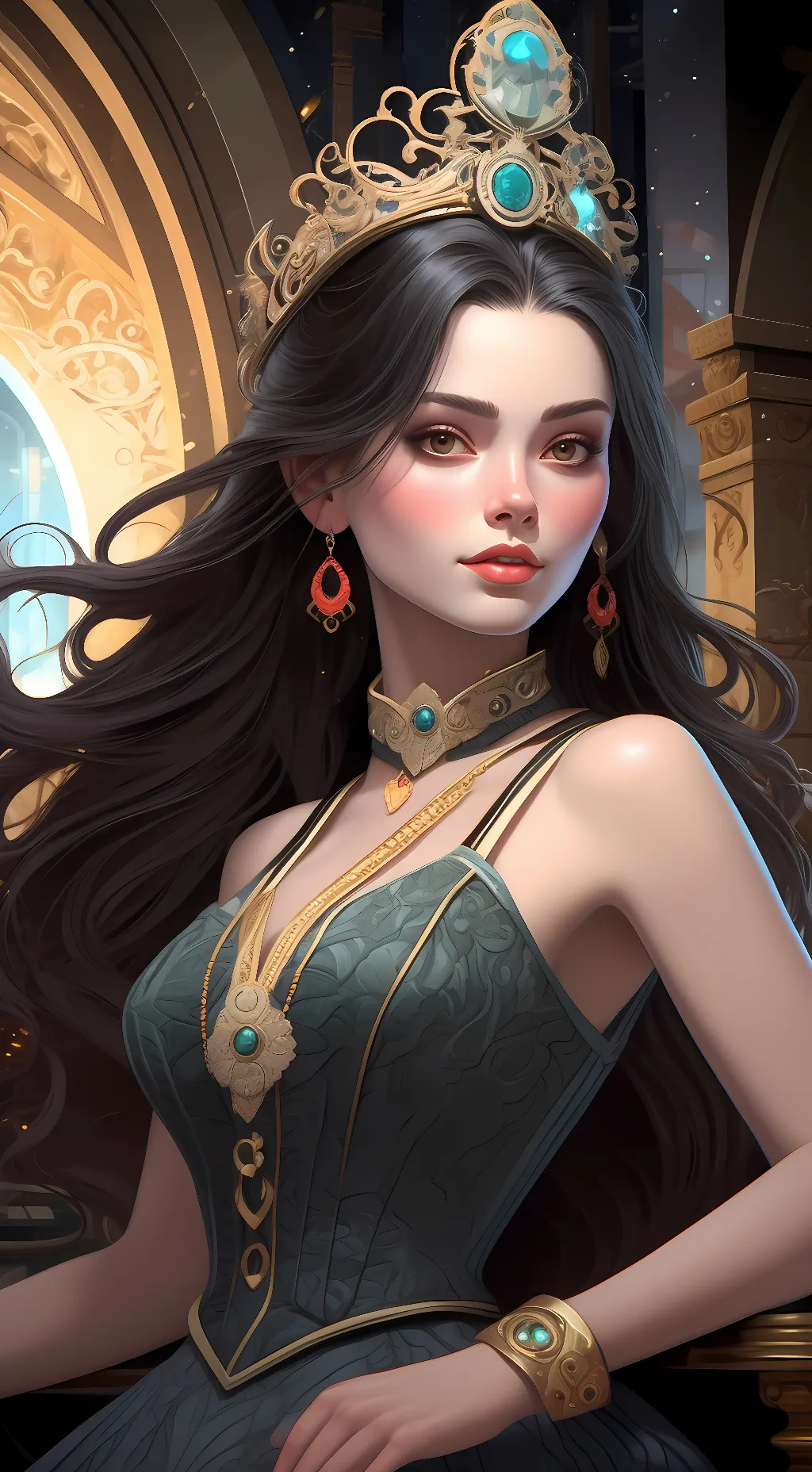 ai character: Mela background