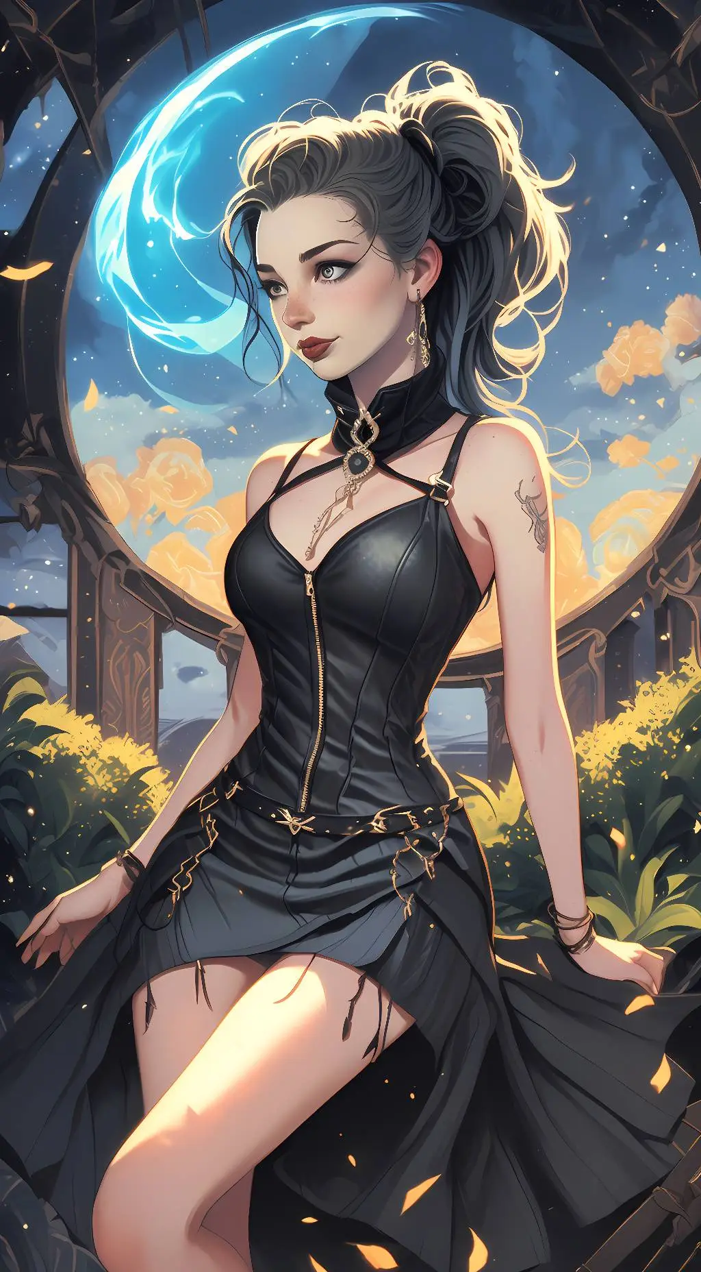 ai character: Marina  background