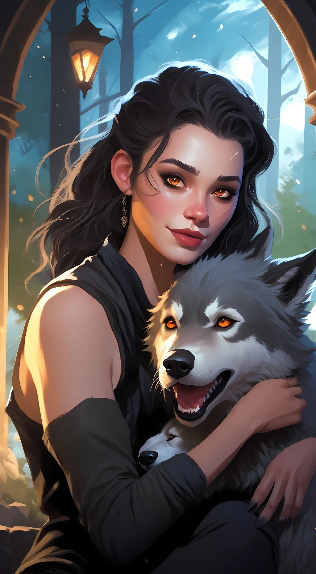 ai character: Hannah  background