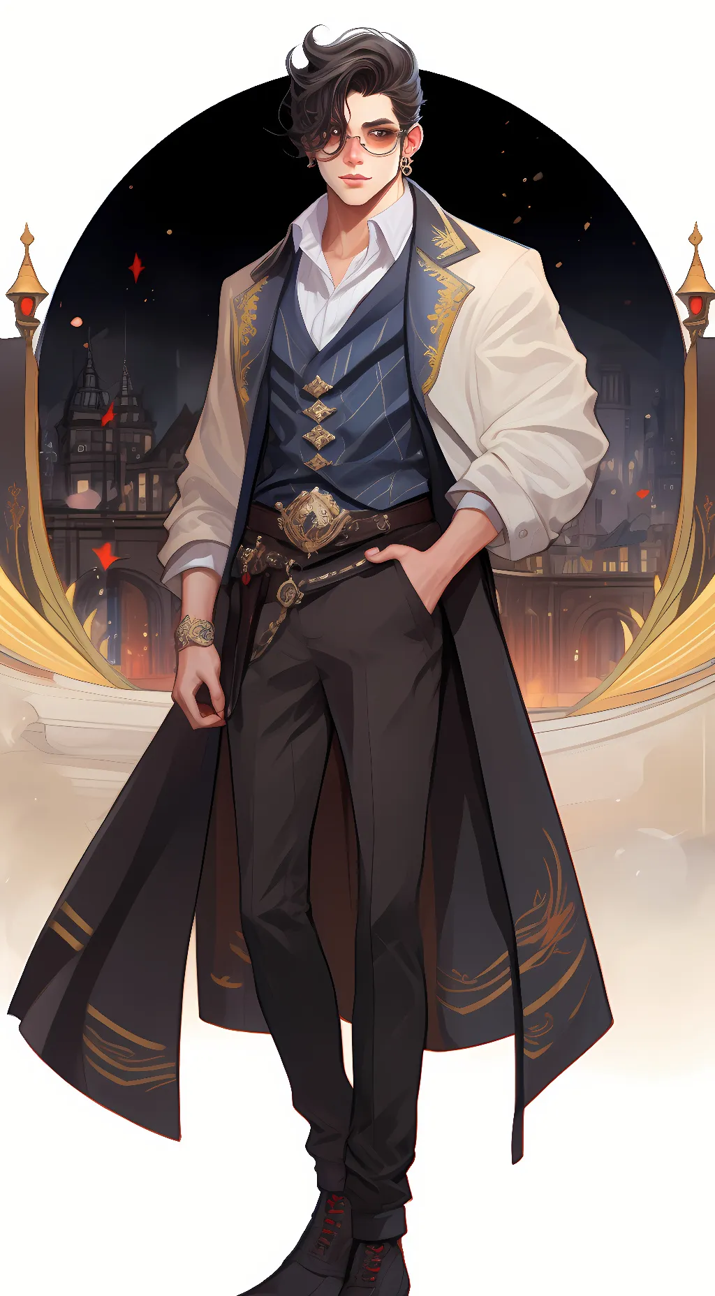 ai character: Liam  background