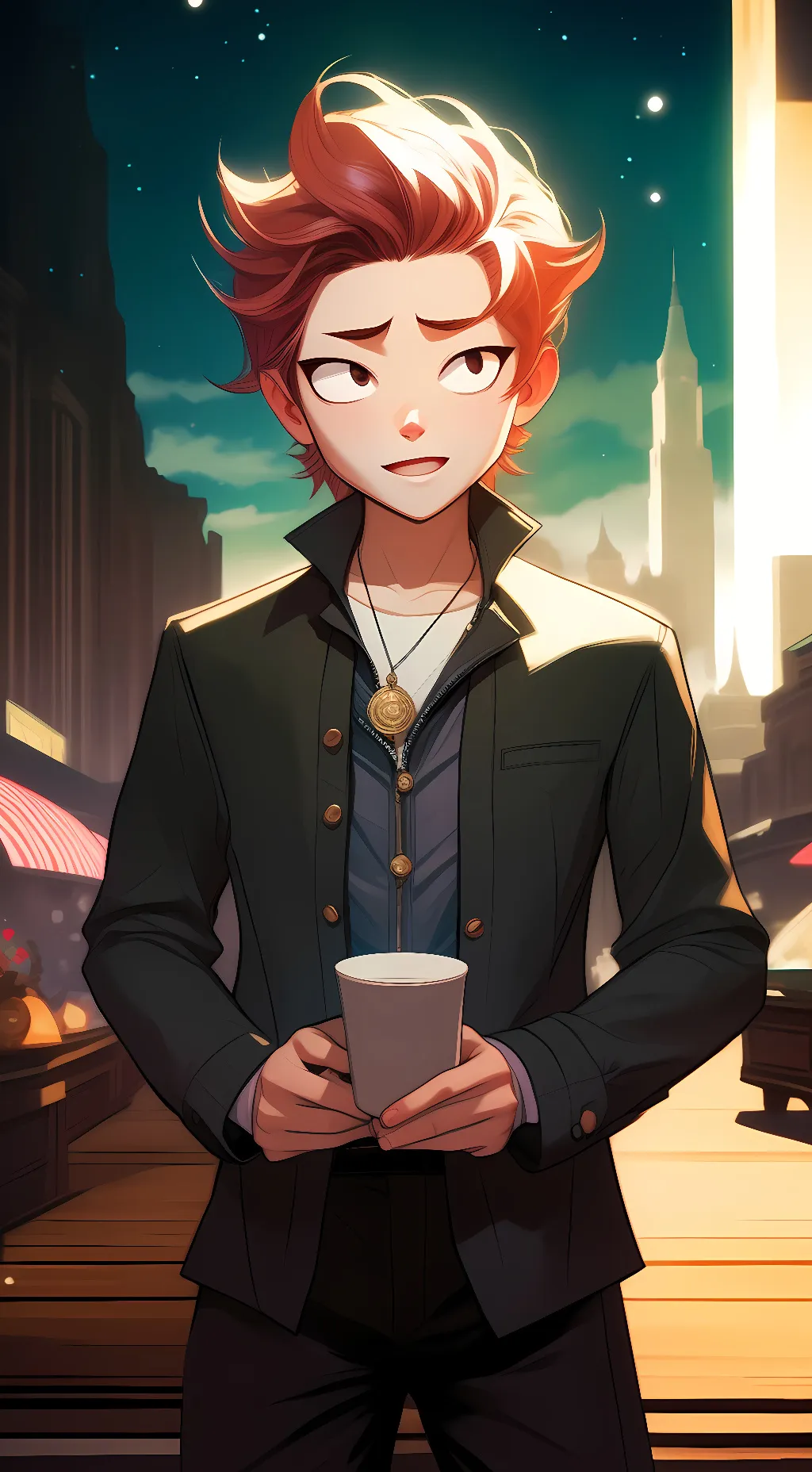 ai character: kirishima background