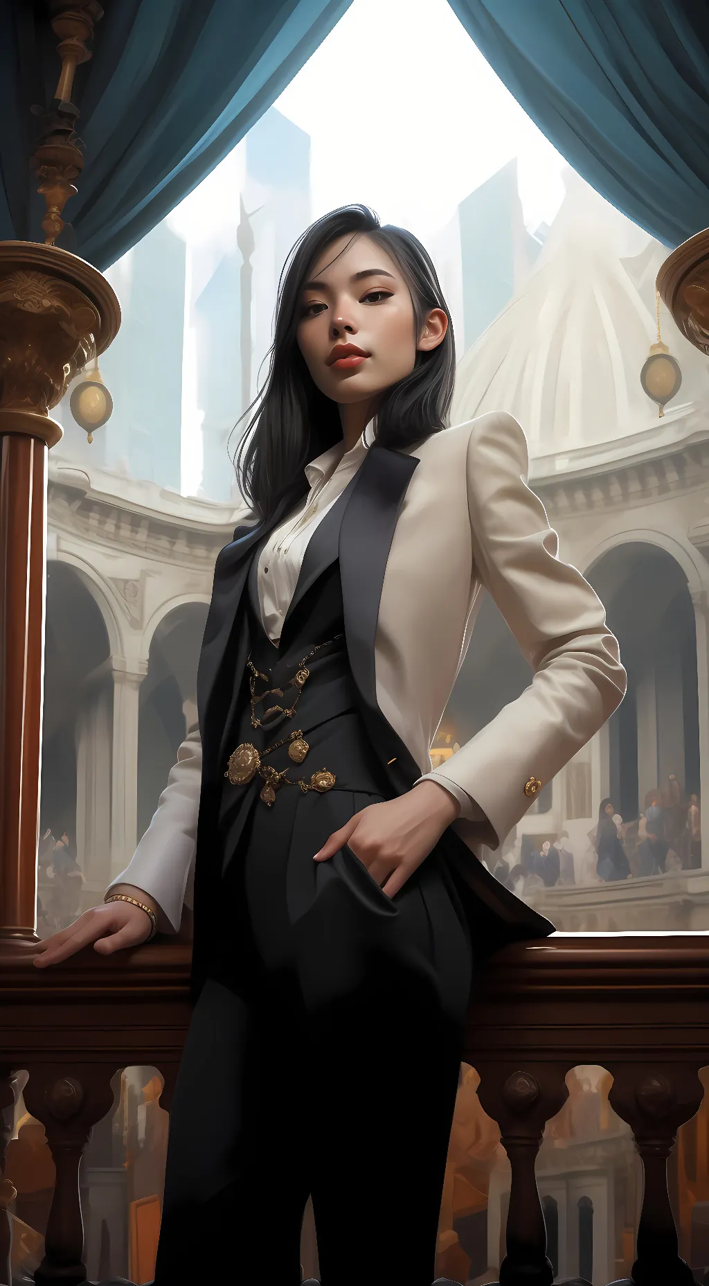 ai character: Alicia Blackwood background