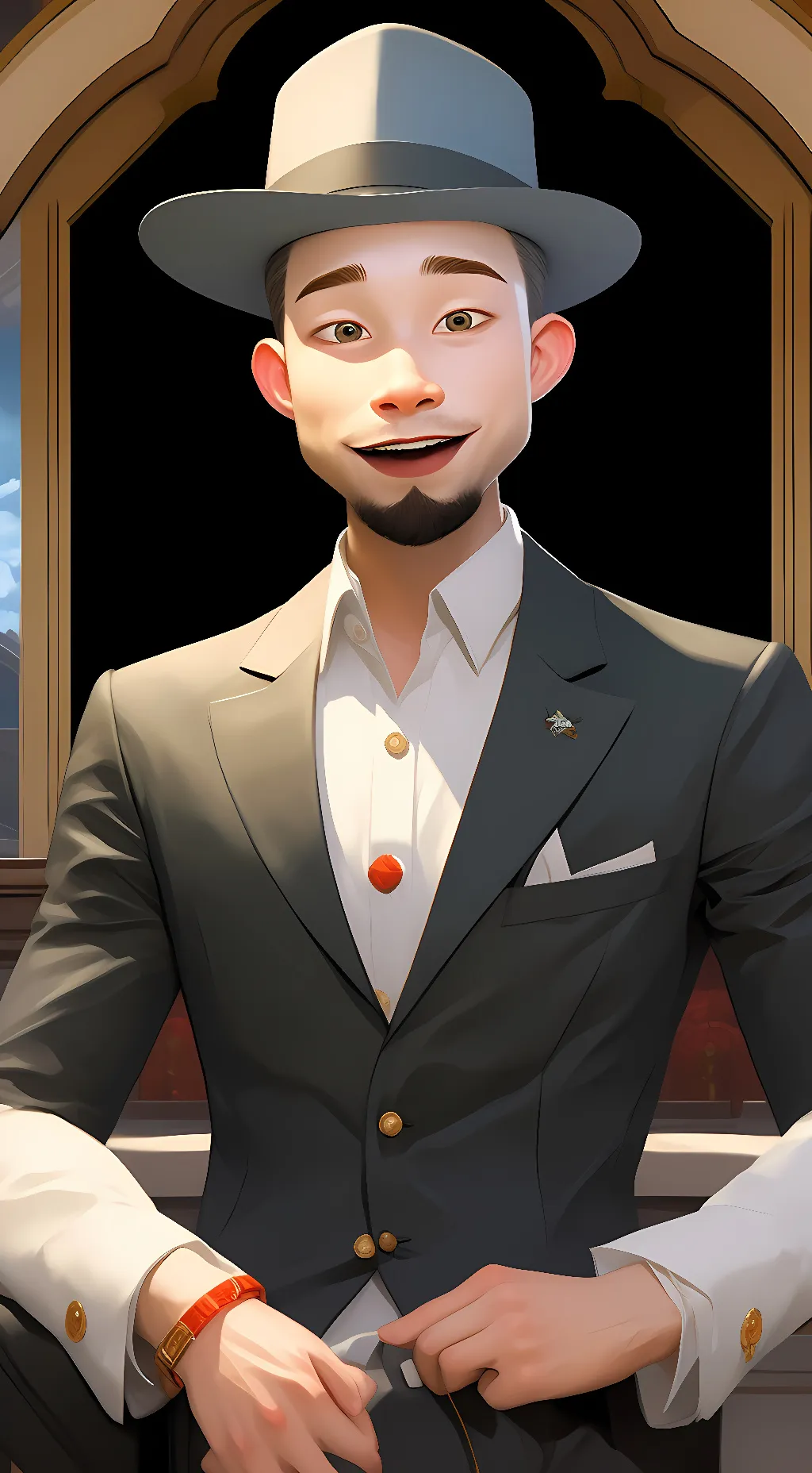 ai character: up  background