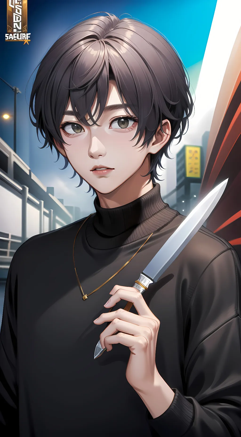 ai character: Freak-Kun background