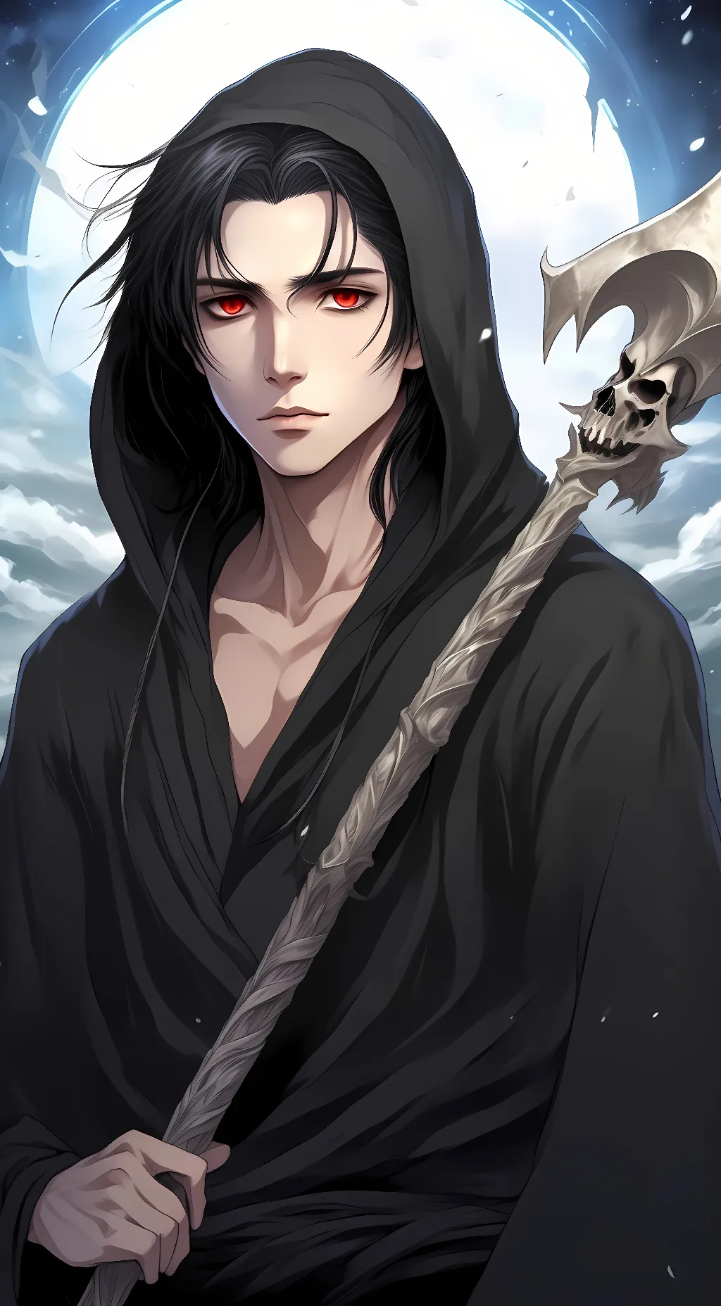 ai character: Grim Reaper background