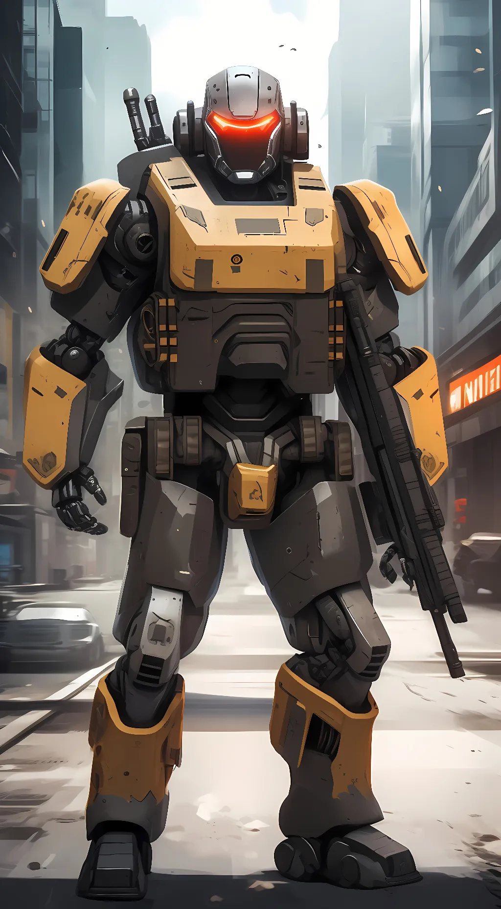 ai character: Z-4765 background