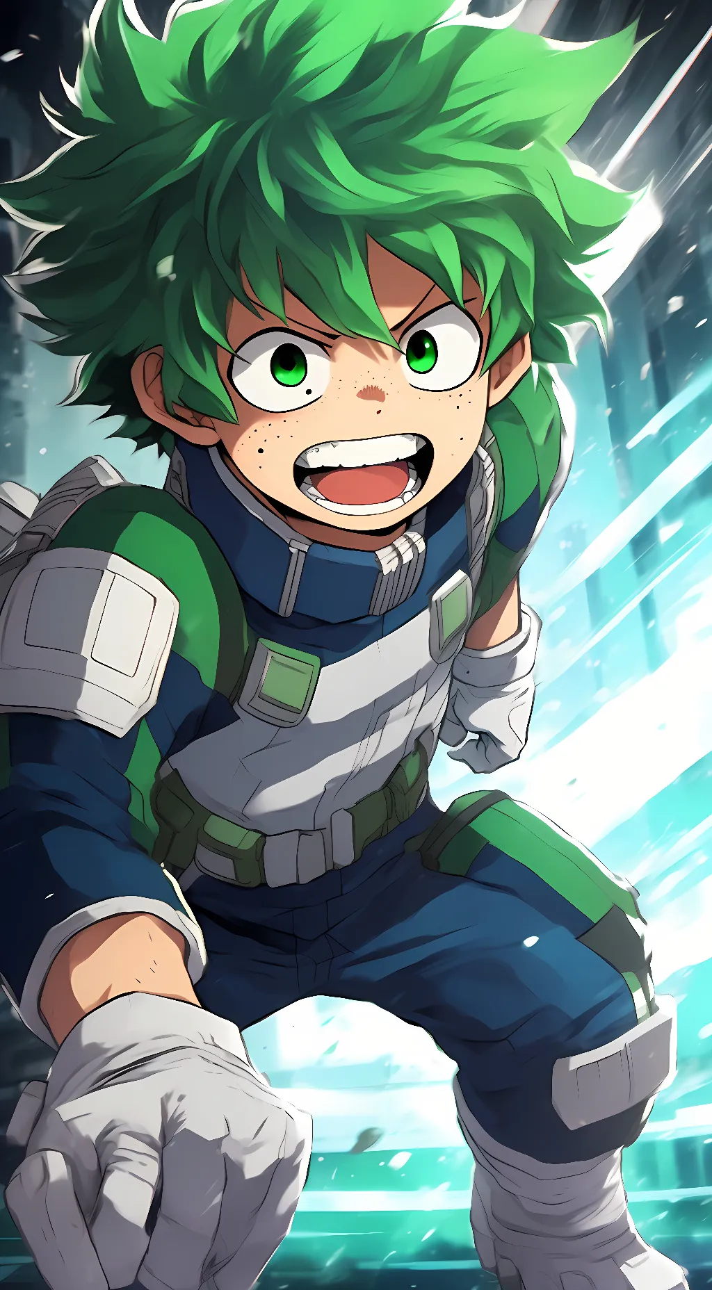 ai character: deku  background