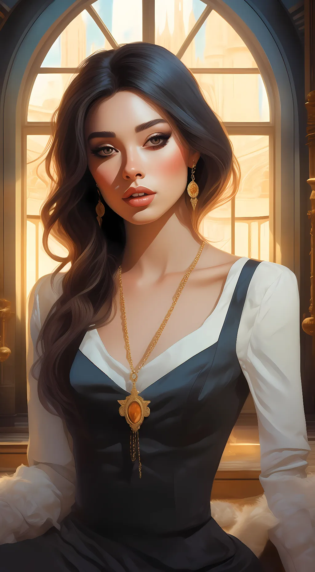 ai character: Carla Santana background