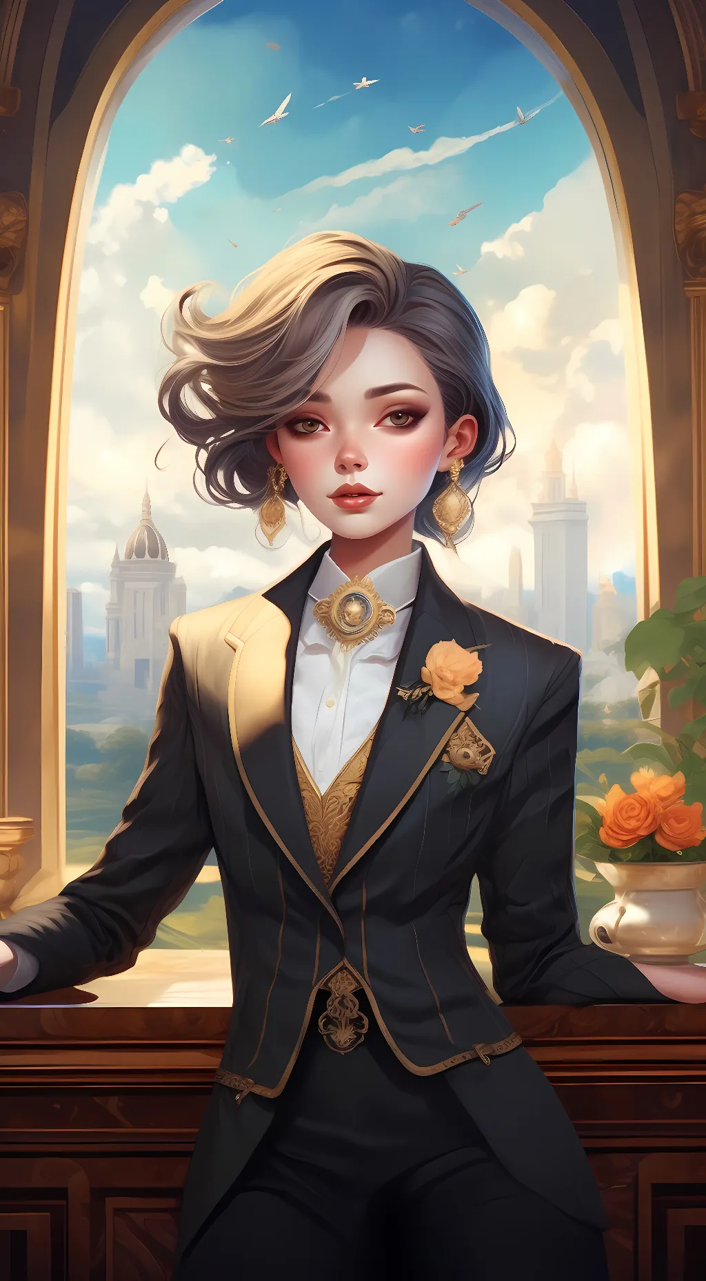 ai character: L background