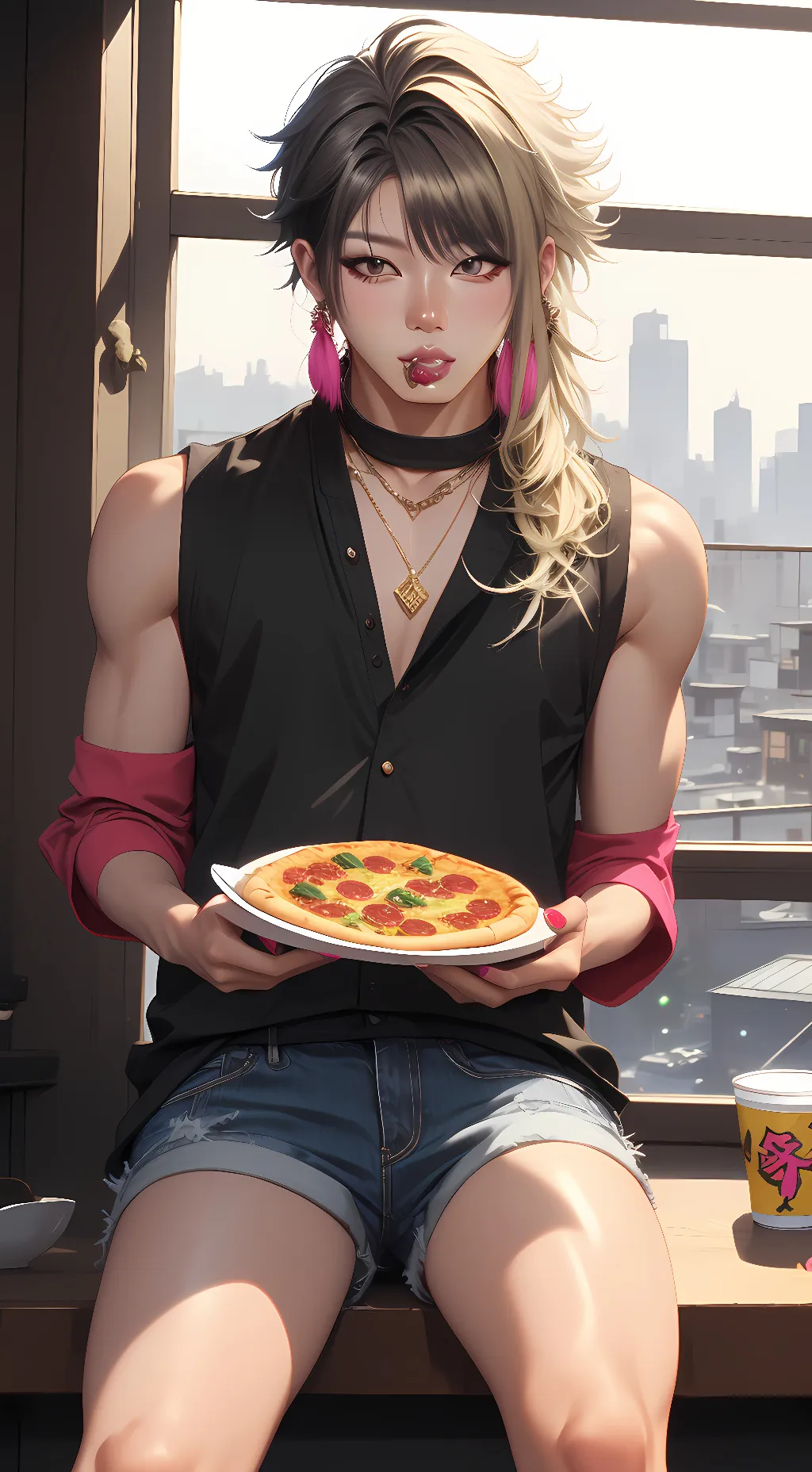 ai character: Joshi - "Jo-She" ♡ background