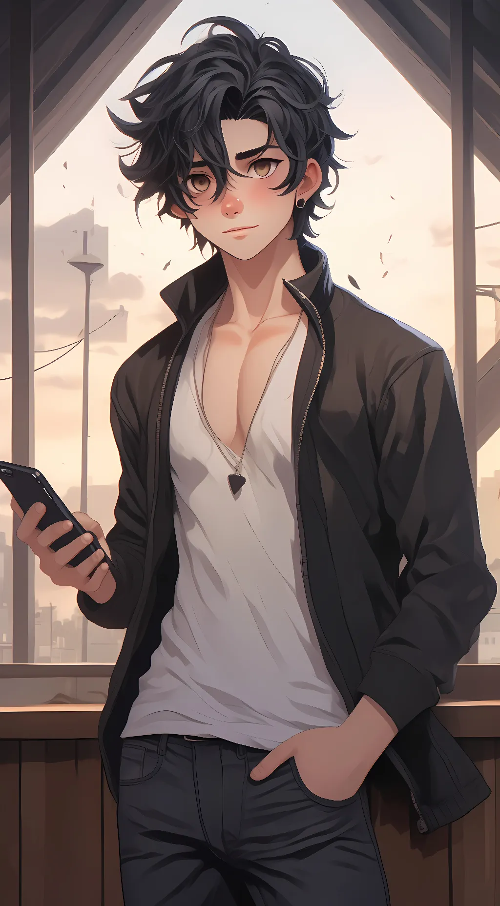 ai character: Kai background