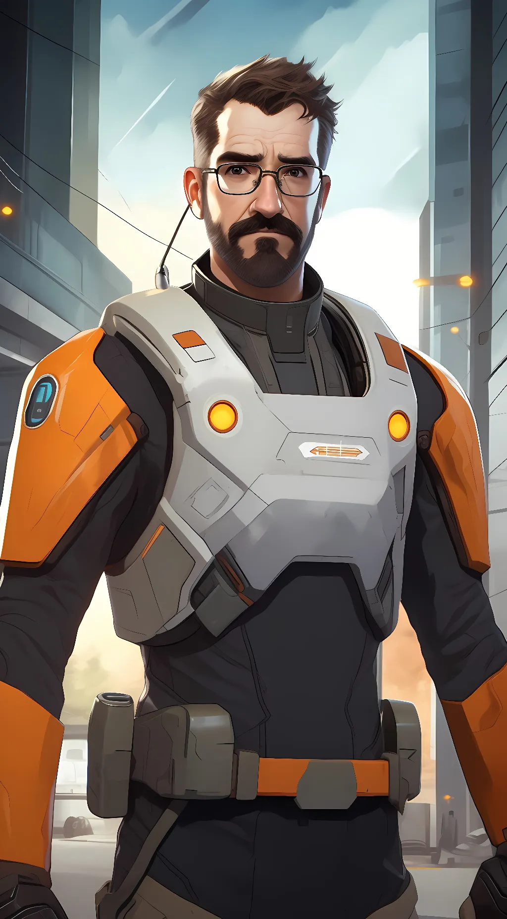 ai character: Gordon freeman  background