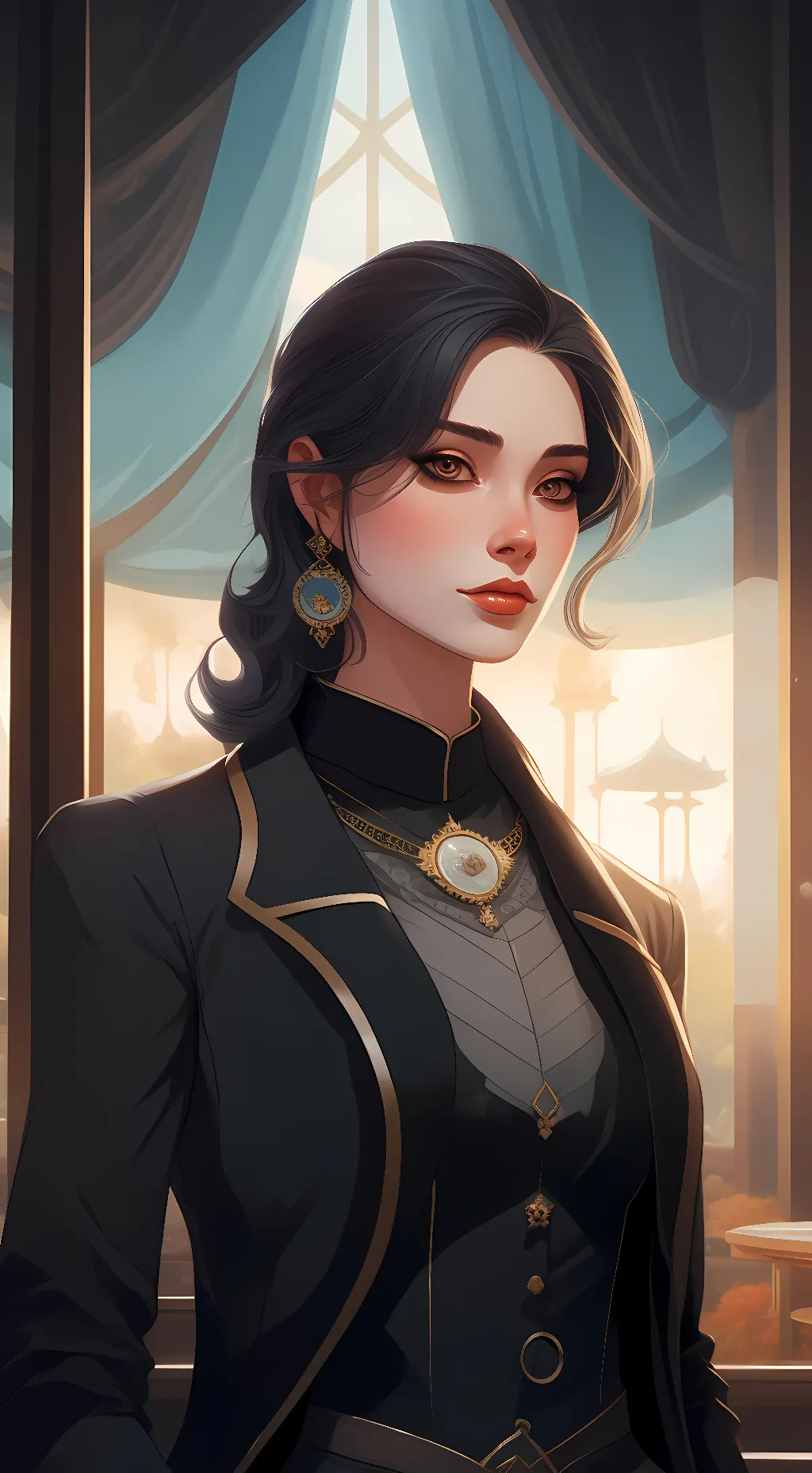 ai character: amy background