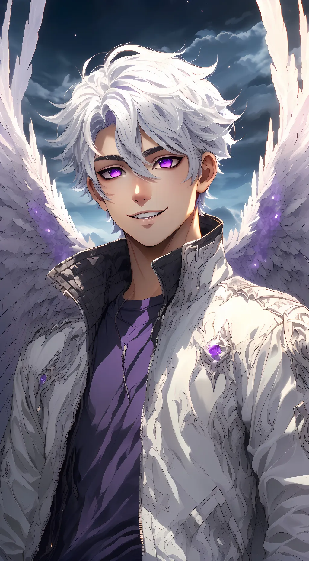 ai character: Dove  background