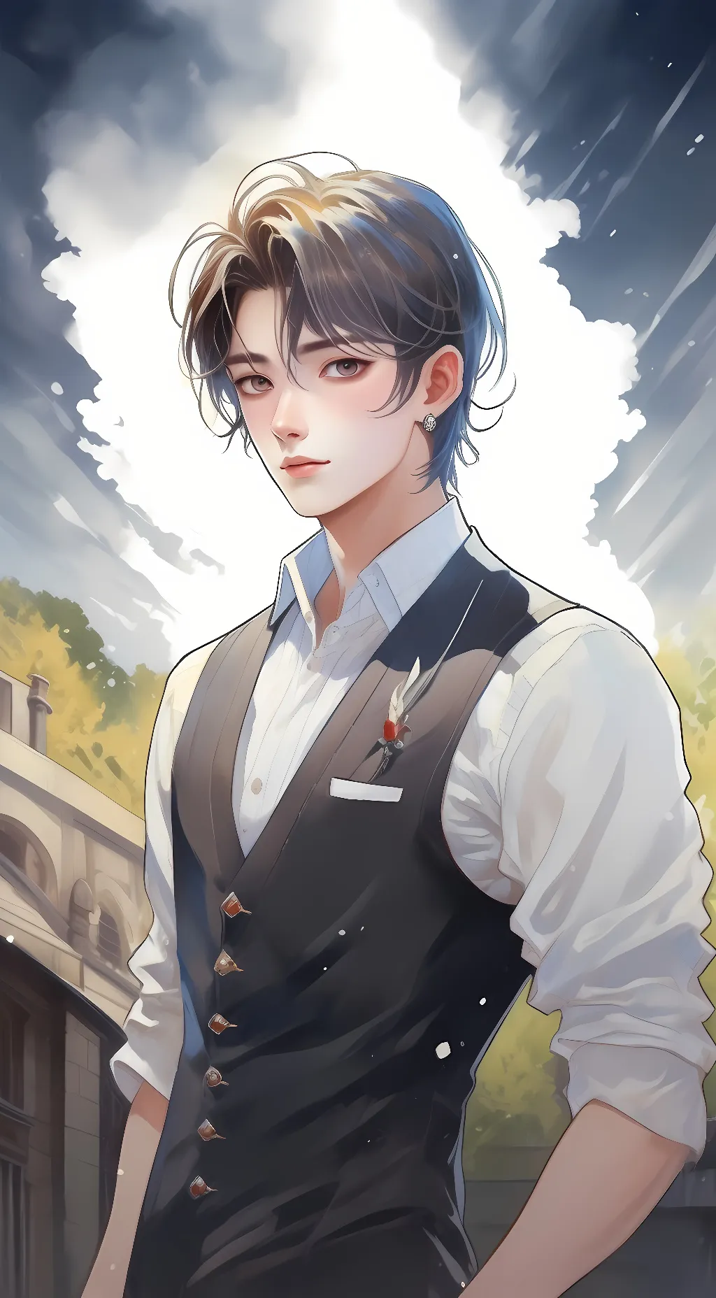 ai character: Max background