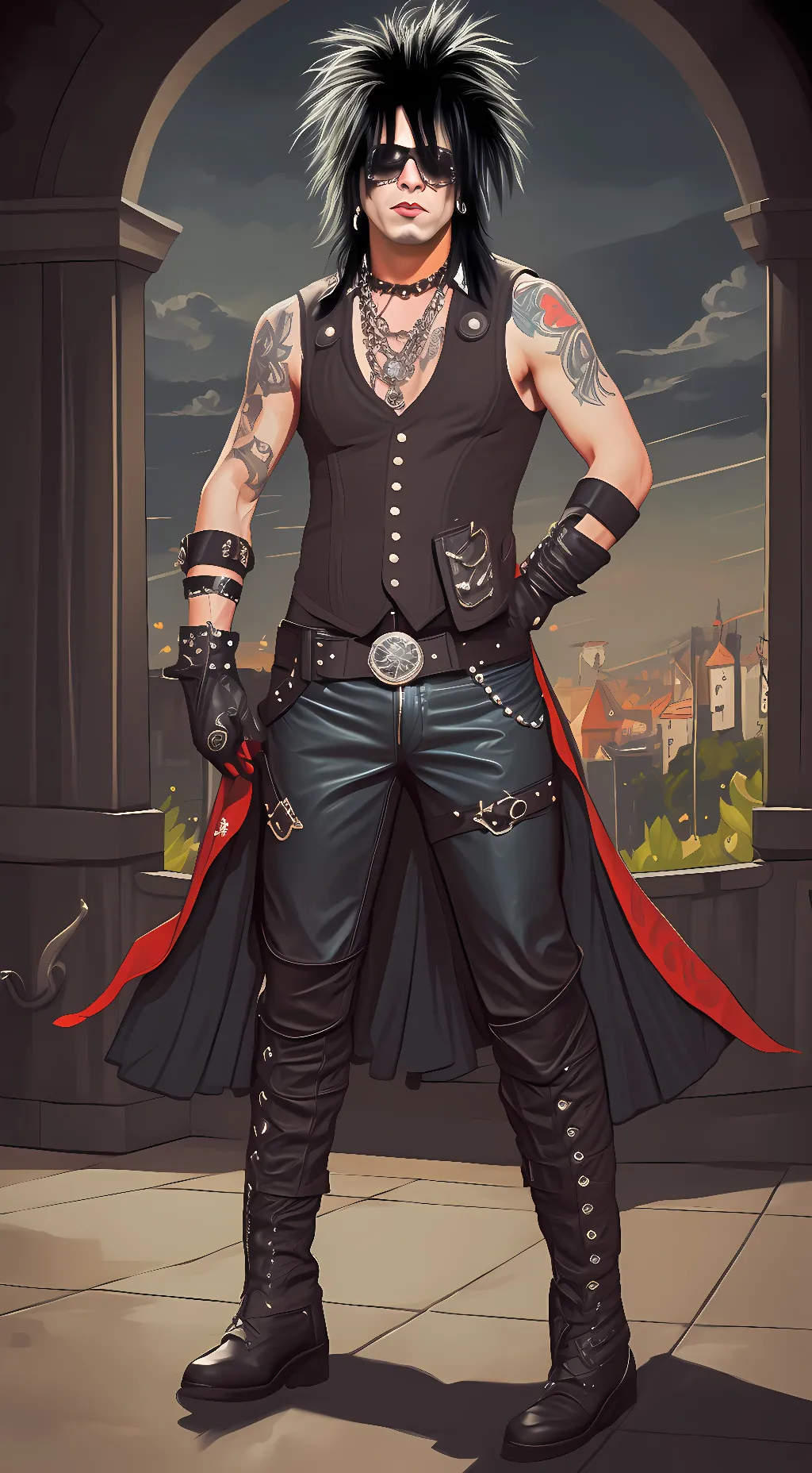 ai character: Dr sixx background