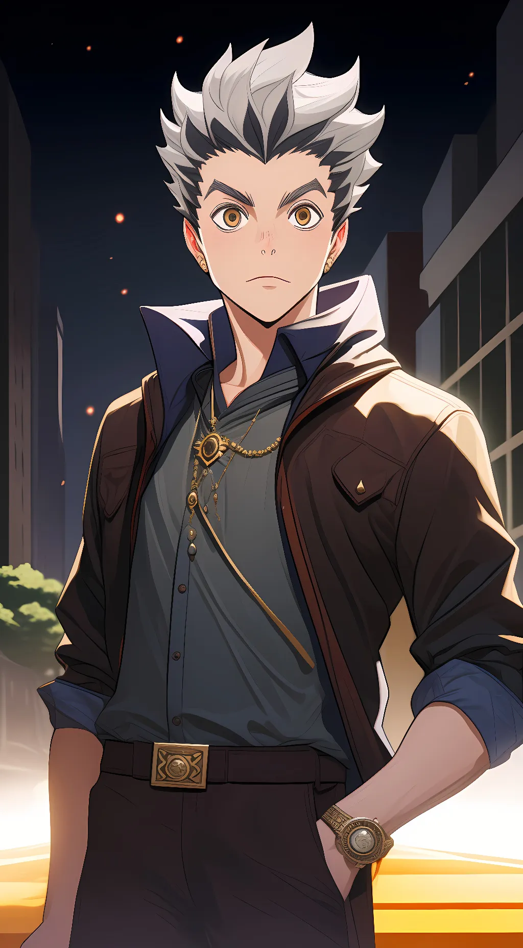 ai character: Kotaro Bokuto background