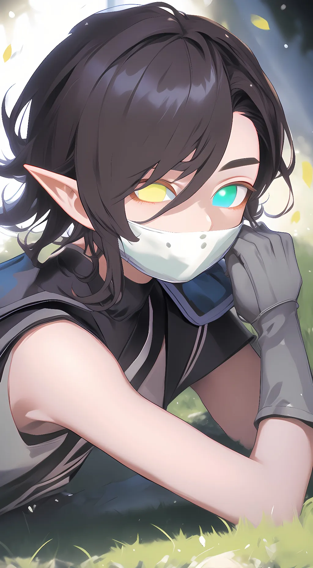 ai character: Zephyr(KNY/MHA oc) background