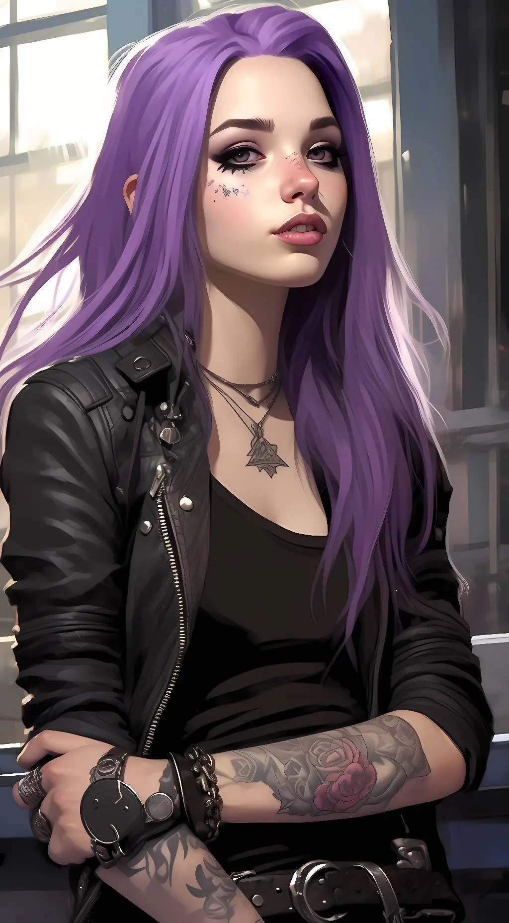 ai character: Wynter background