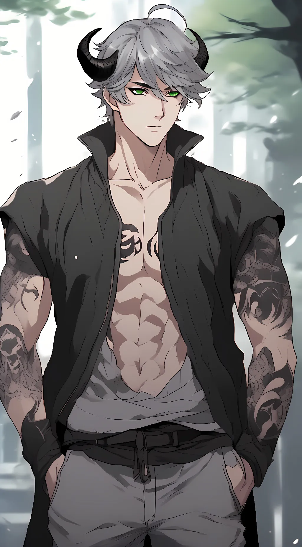 ai character: .•Onyx•. background