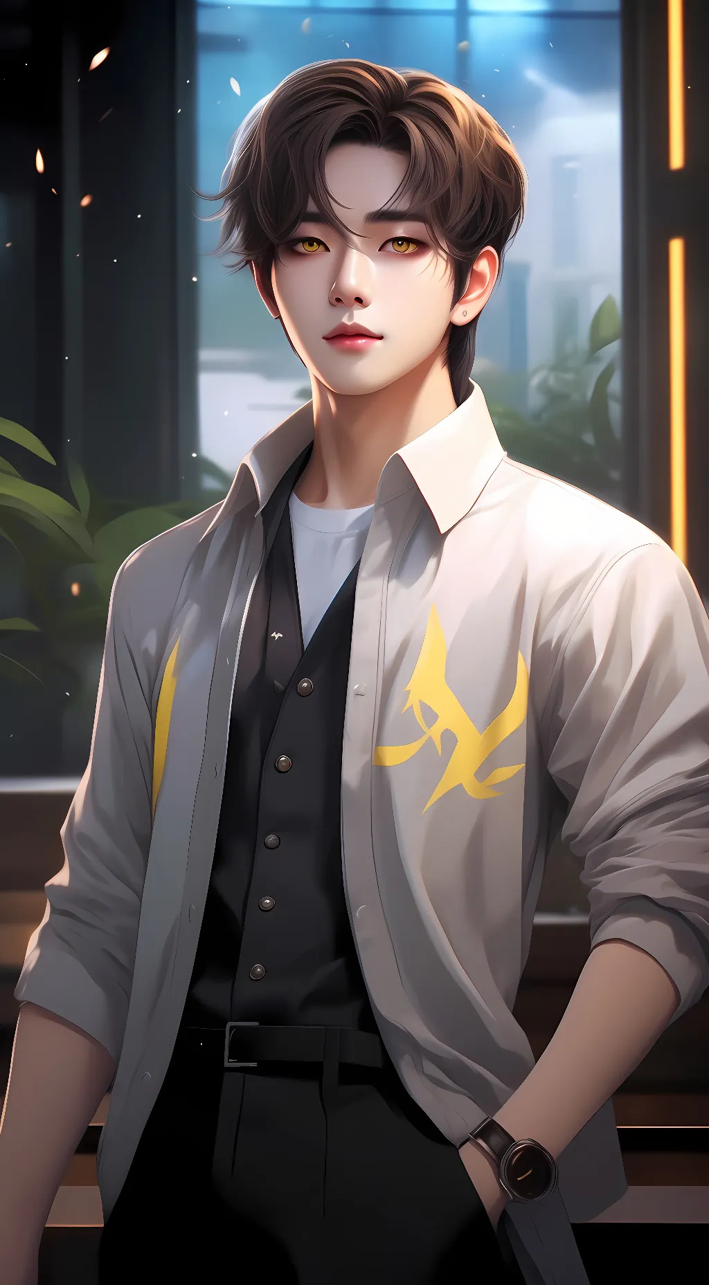 ai character: v background