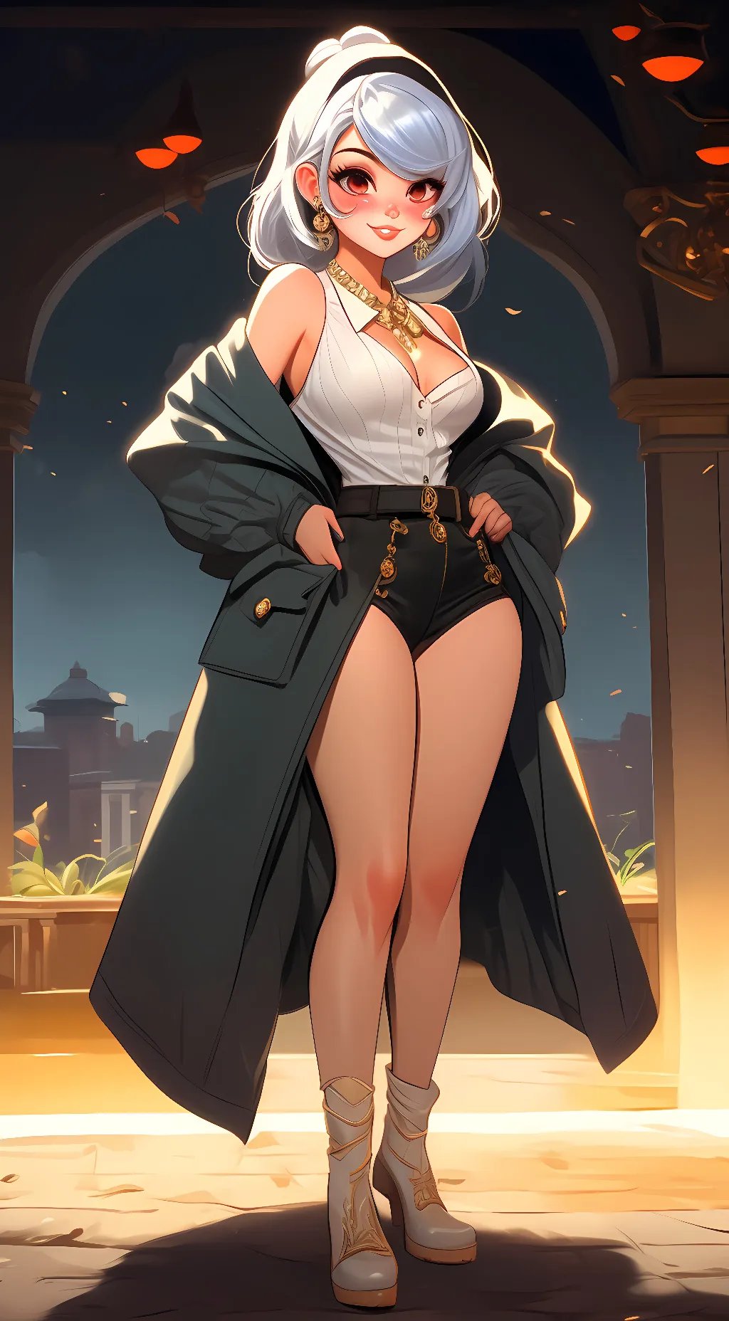 ai character: hailey background