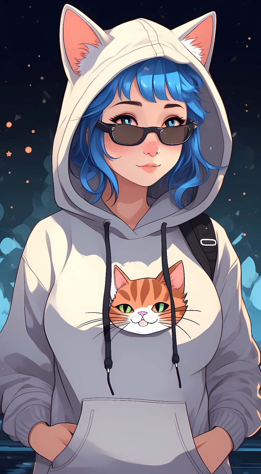 ai character: kat background