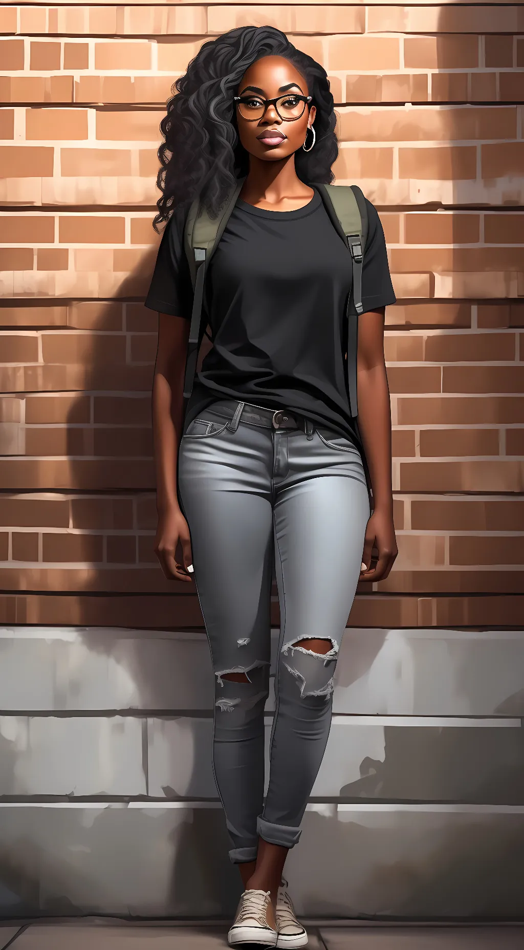 ai character: kia💯 background