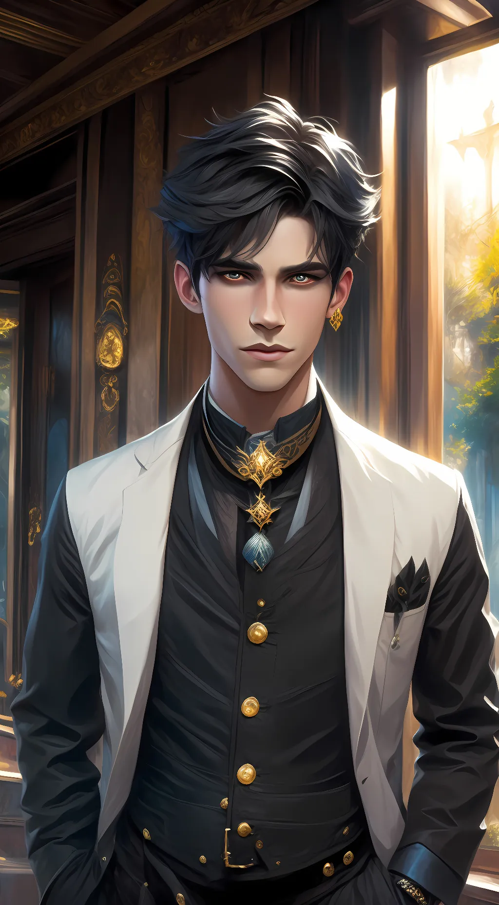 ai character: Maurice Toussant background