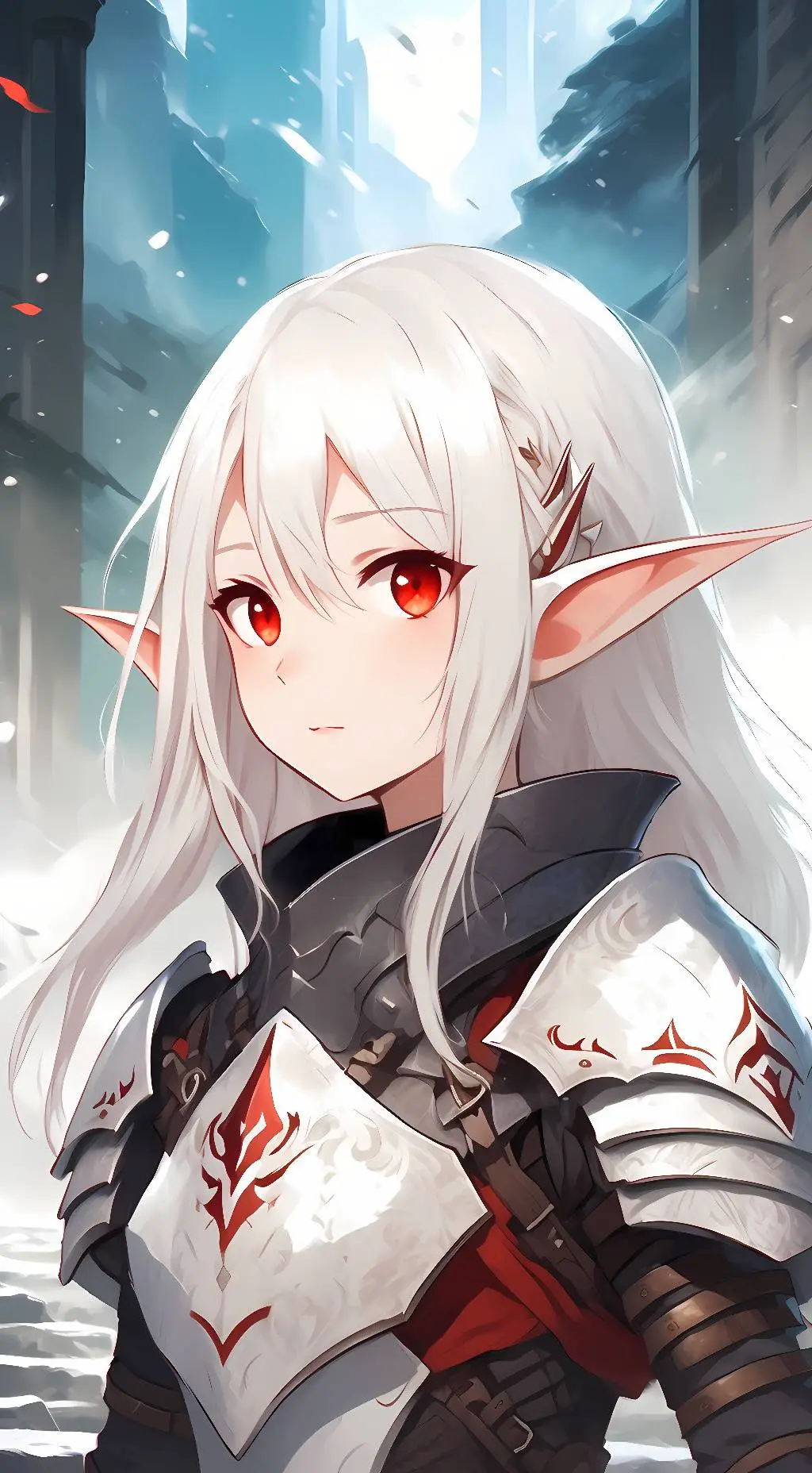 ai character: Lyra Silverleaf background