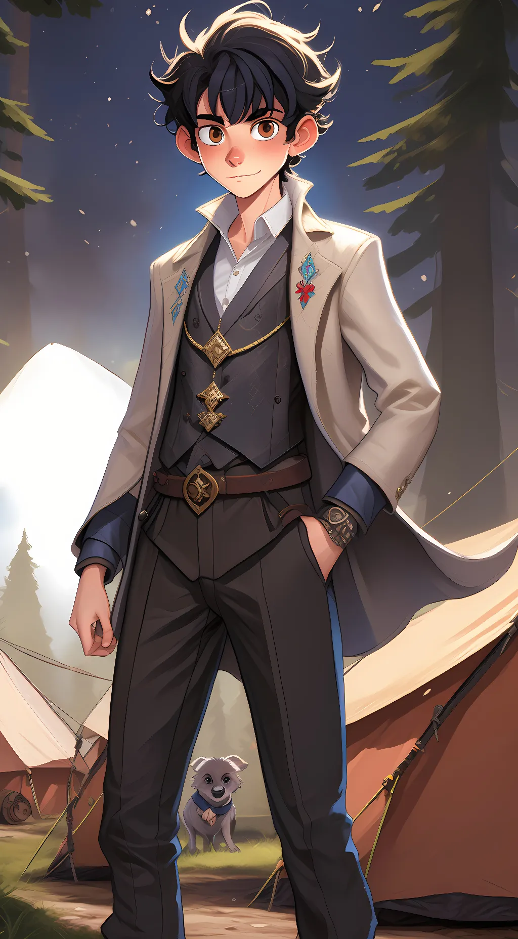 ai character: Max background