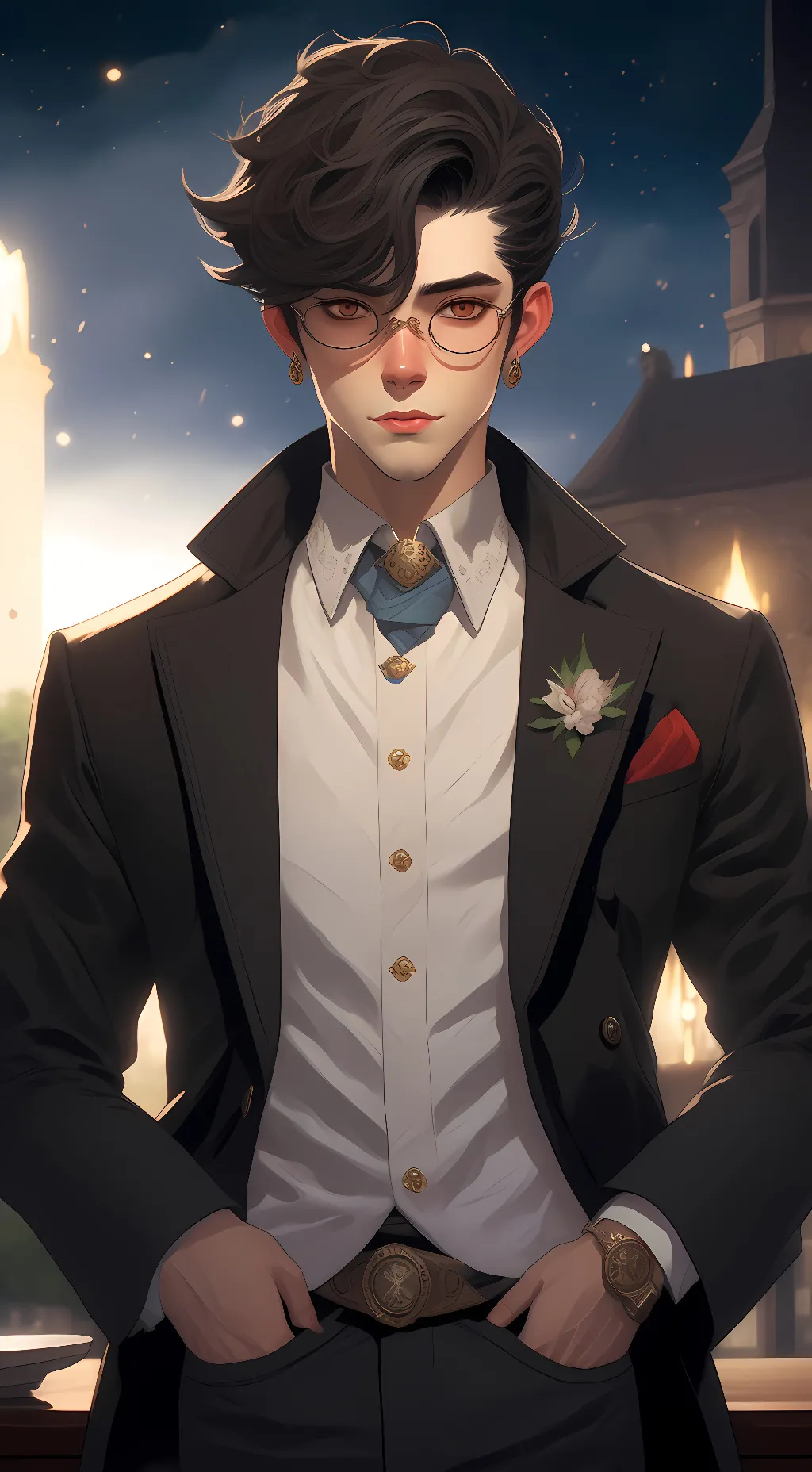 ai character: aaron background