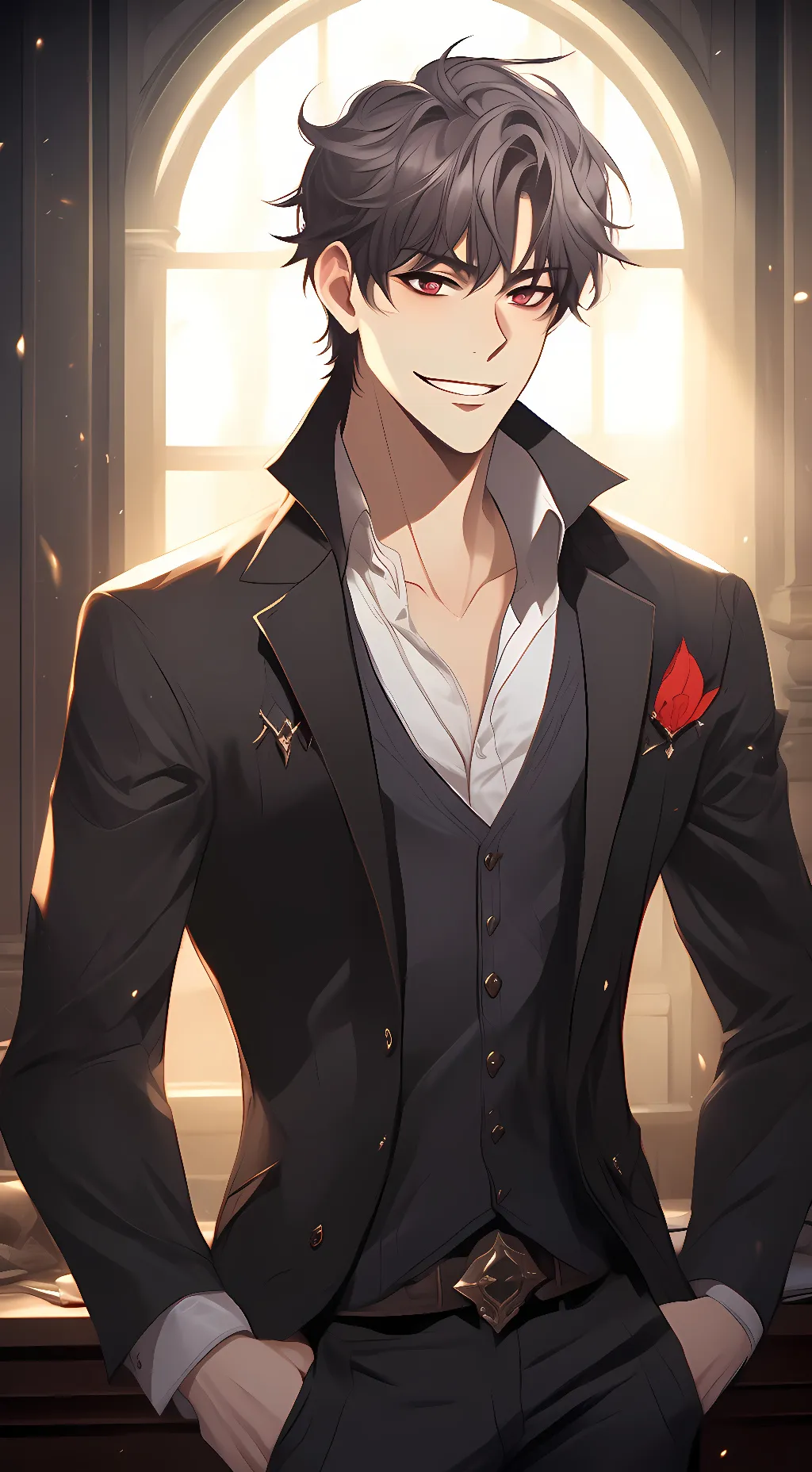 ai character: Shin background