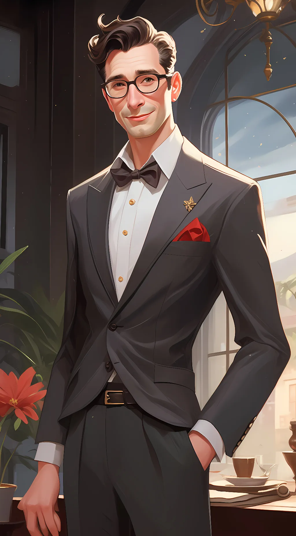 ai character: Alan background