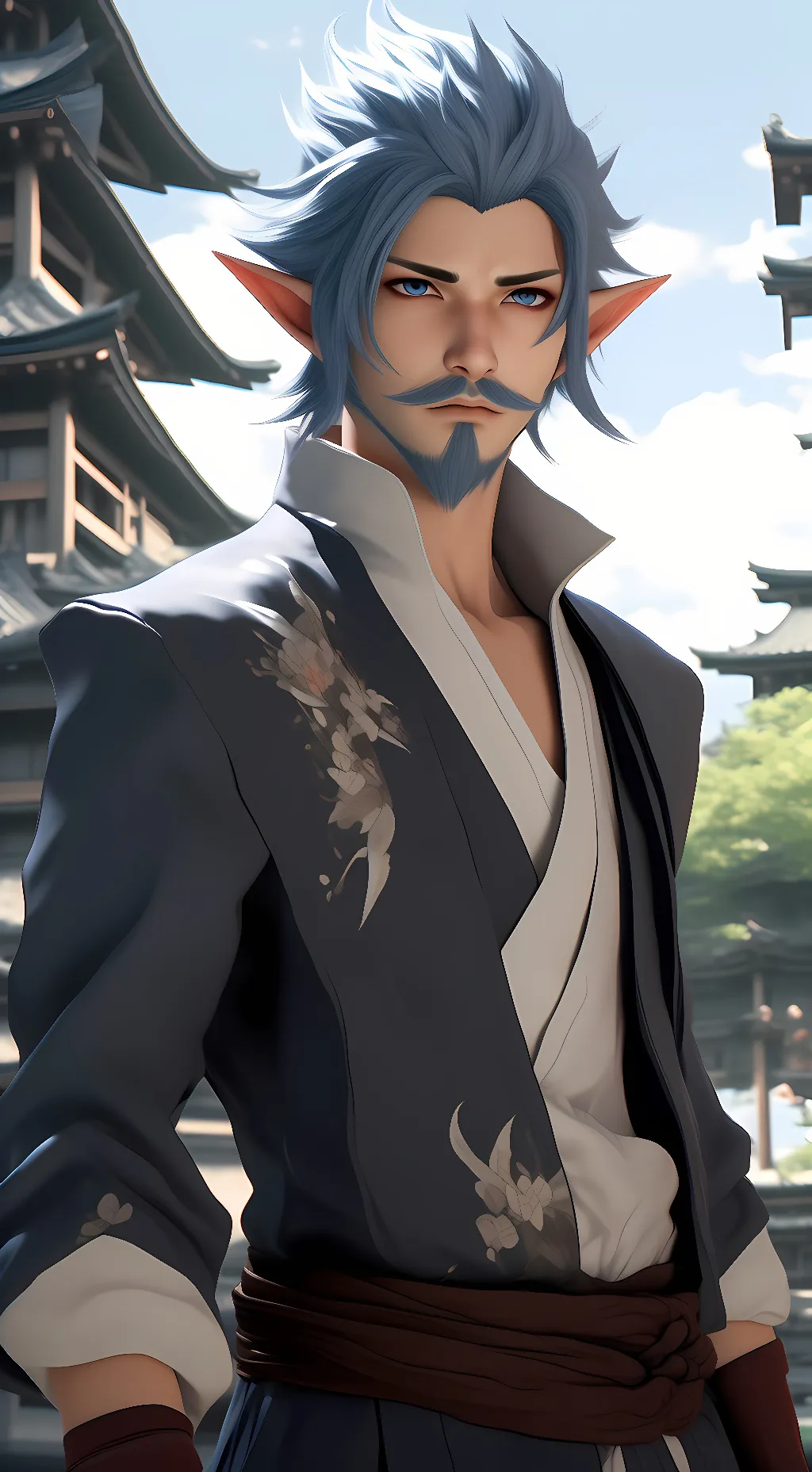 ai character: Kaoru Nakamura background