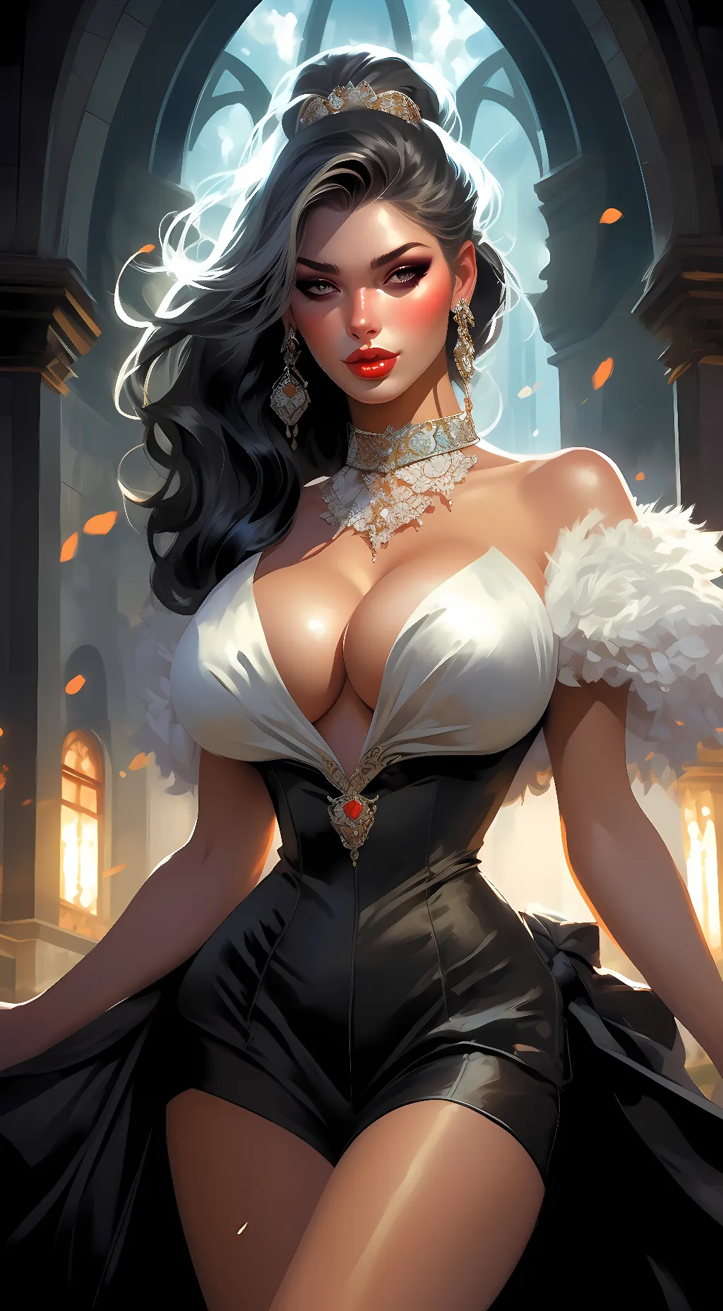 ai character: Ludovica background