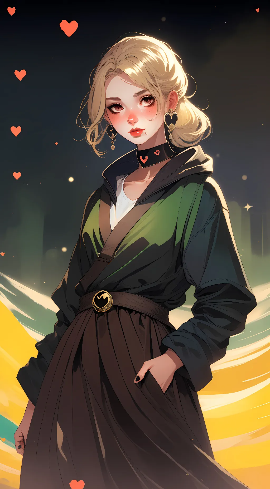 ai character: Midney luvv background