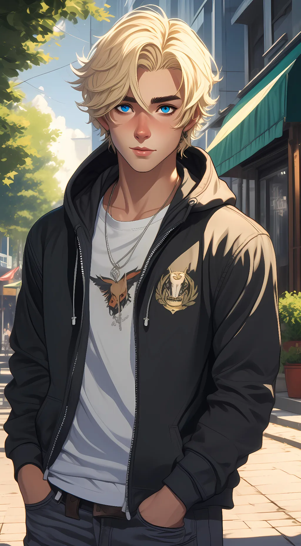 ai character: morgen background