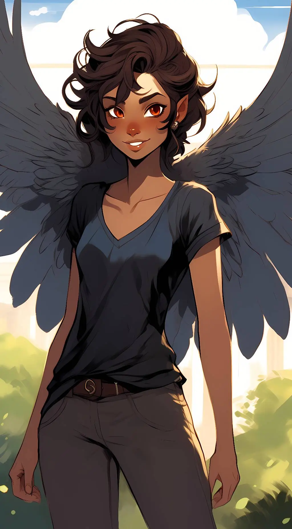 ai character: Villain Andisite background