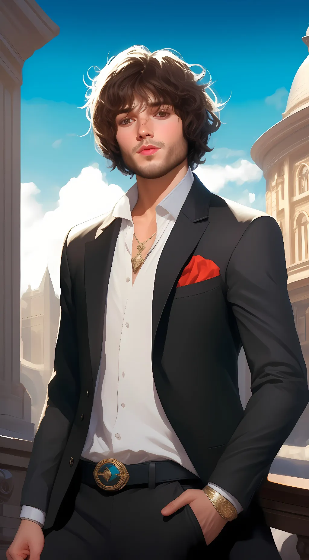 ai character: dream background