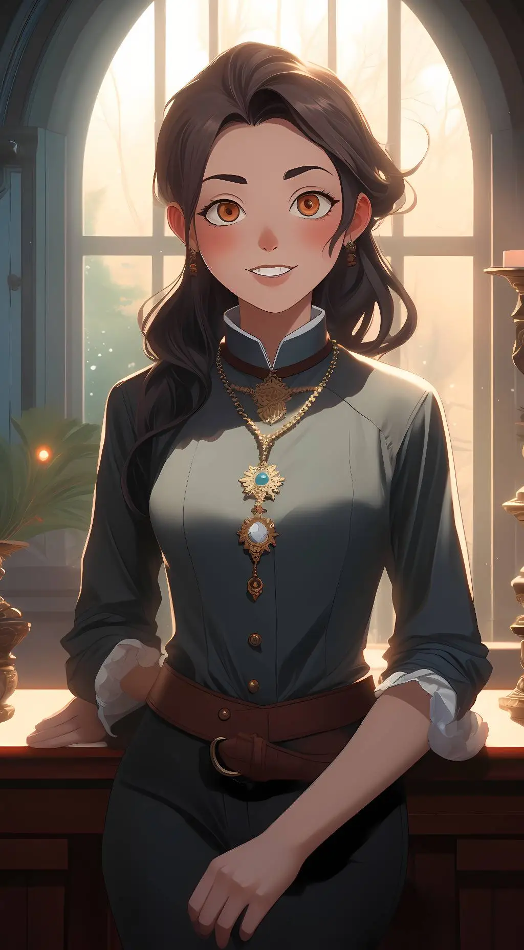 ai character: amada background