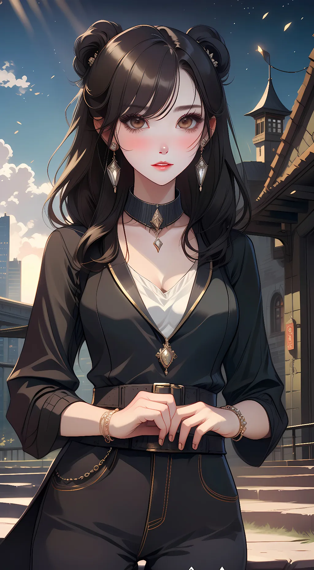 ai character: Mia  background