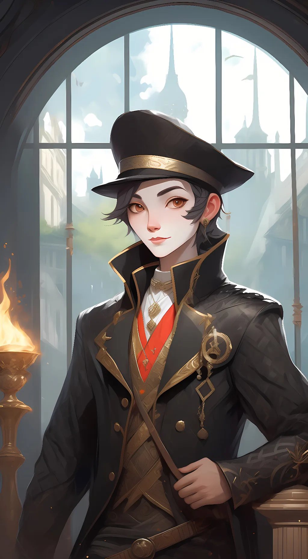 ai character: Spike  background