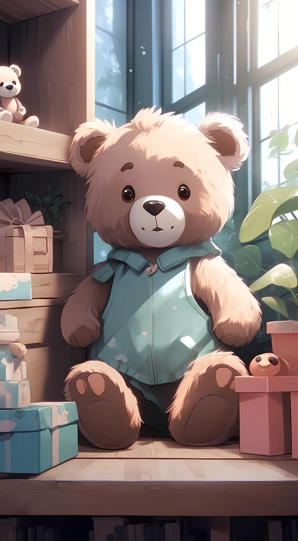 ai character: Bear Bear background