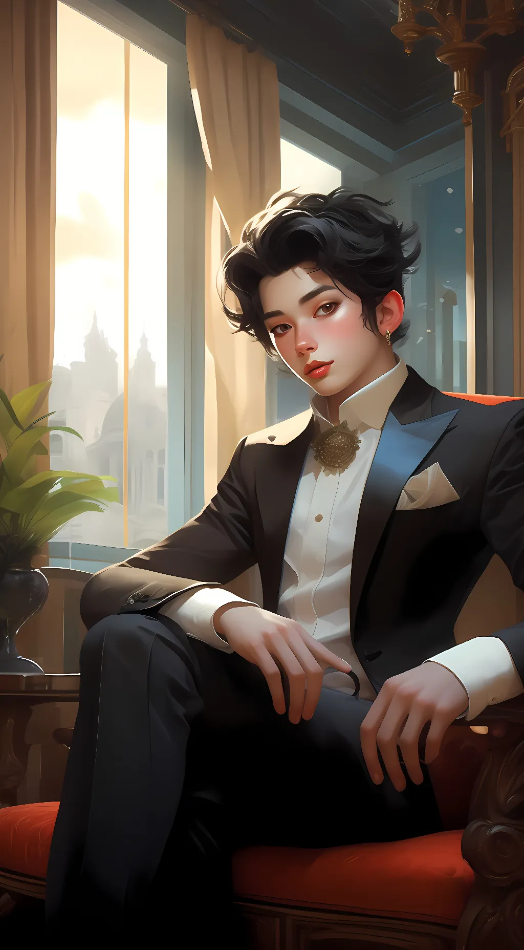 ai character: gary background