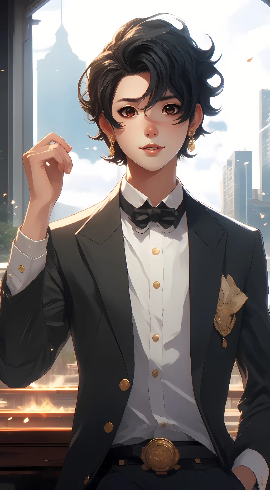 ai character: Aaron background