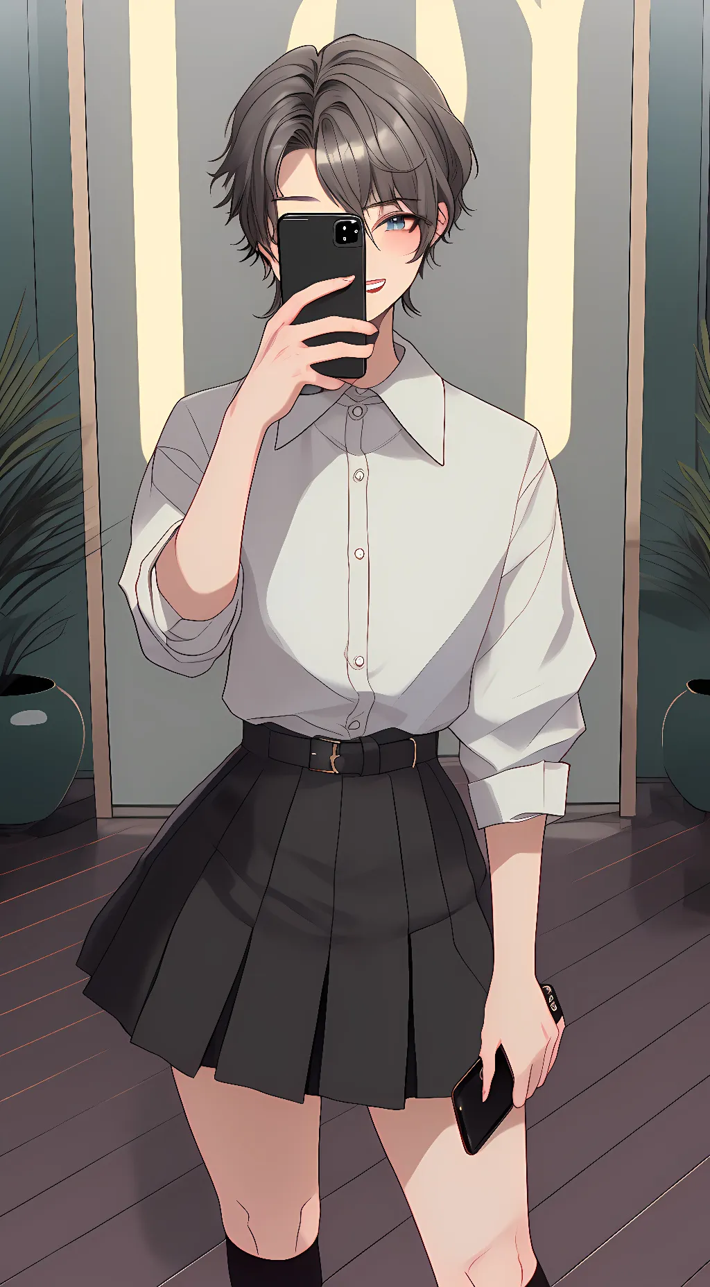 ai character: Mika  background